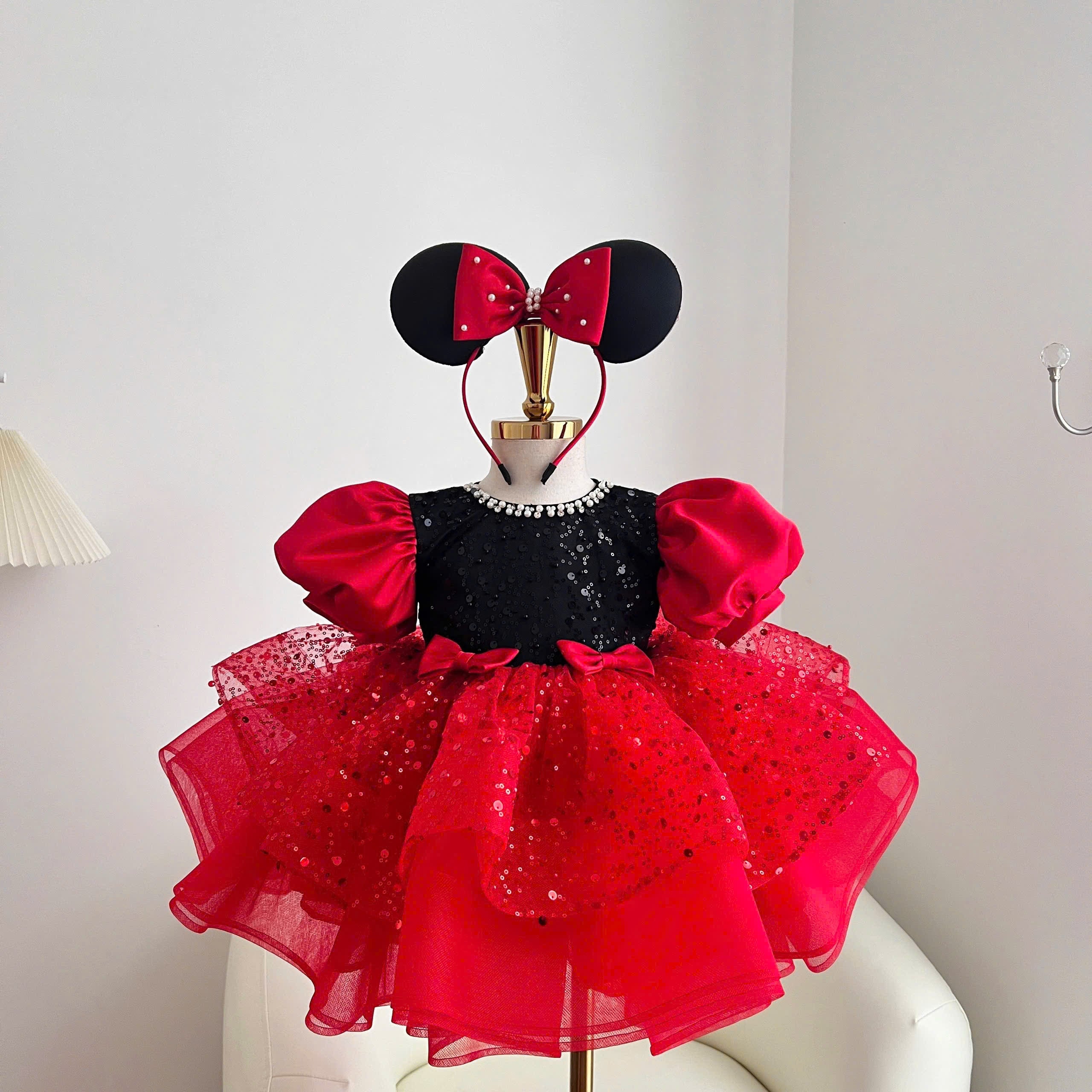 Minnie Inspired Tutu Dress 1–6 Years