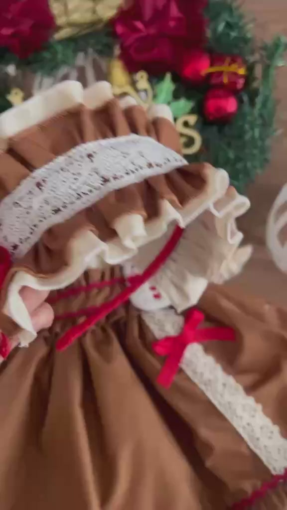 Christmas Snowman Girls Dress | Sizes 6 Months–6 Years