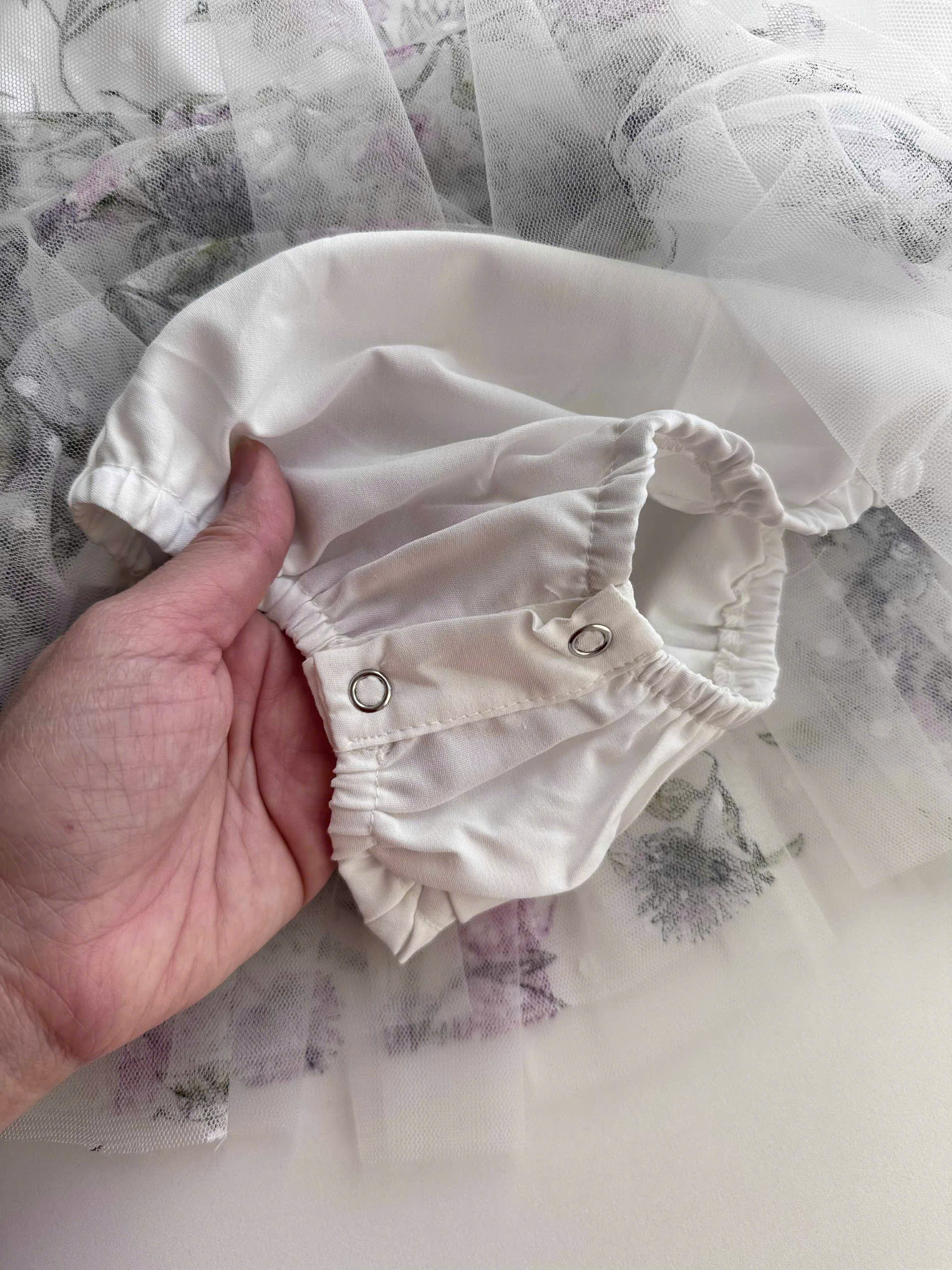 Floral Baby Girl Dress | Ruffled Tulle Party, Wedding Outfit (3M-3Y)