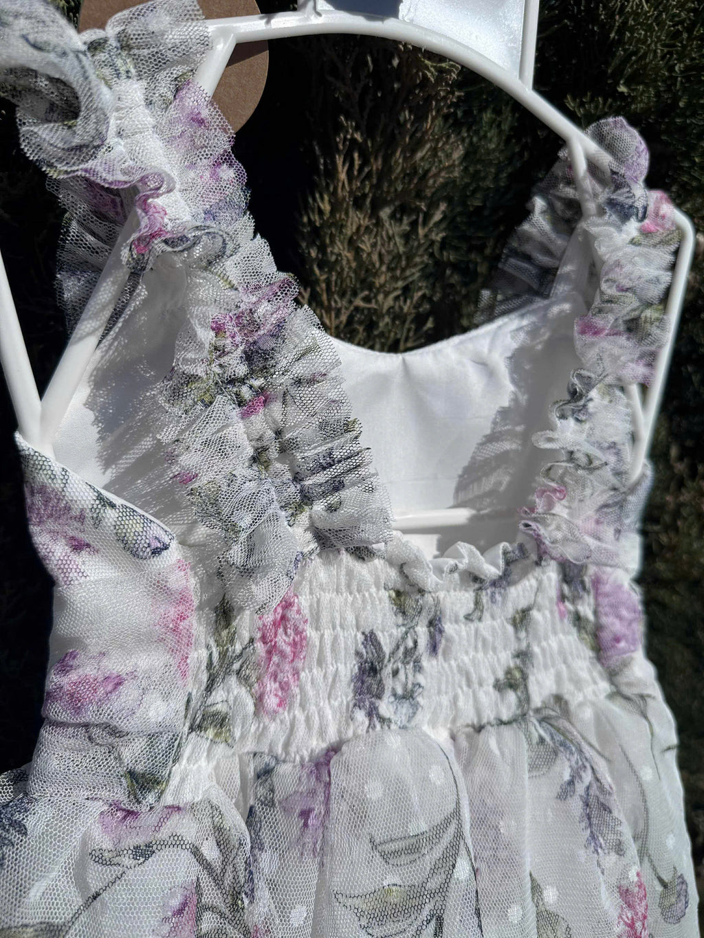 Floral Baby Girl Dress | Ruffled Tulle Party, Wedding Outfit (3M-3Y)
