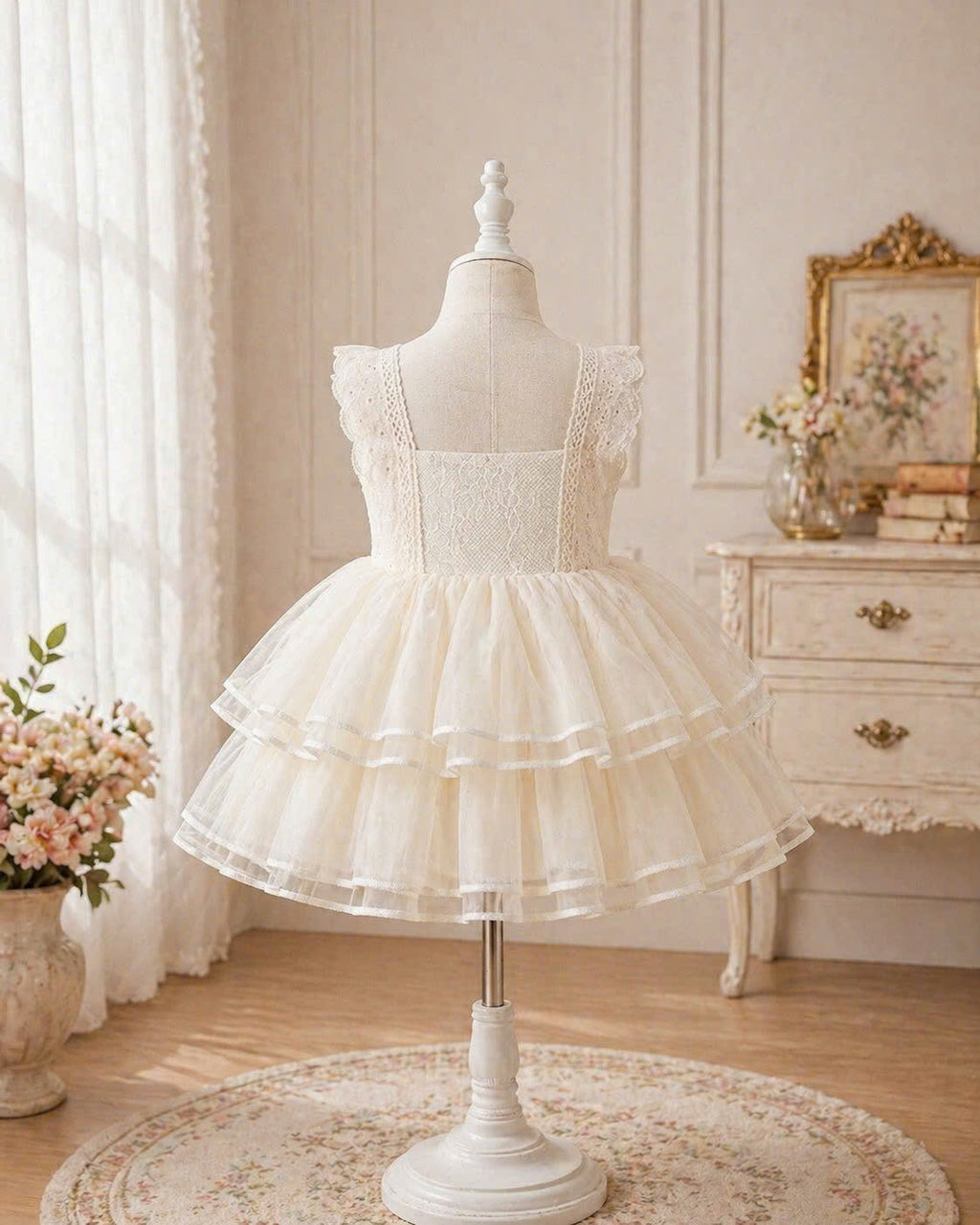 Sweet Ruffle Lolita 3M–2Y | Lace Tulle Baby Outfit | Play & Photoshoot