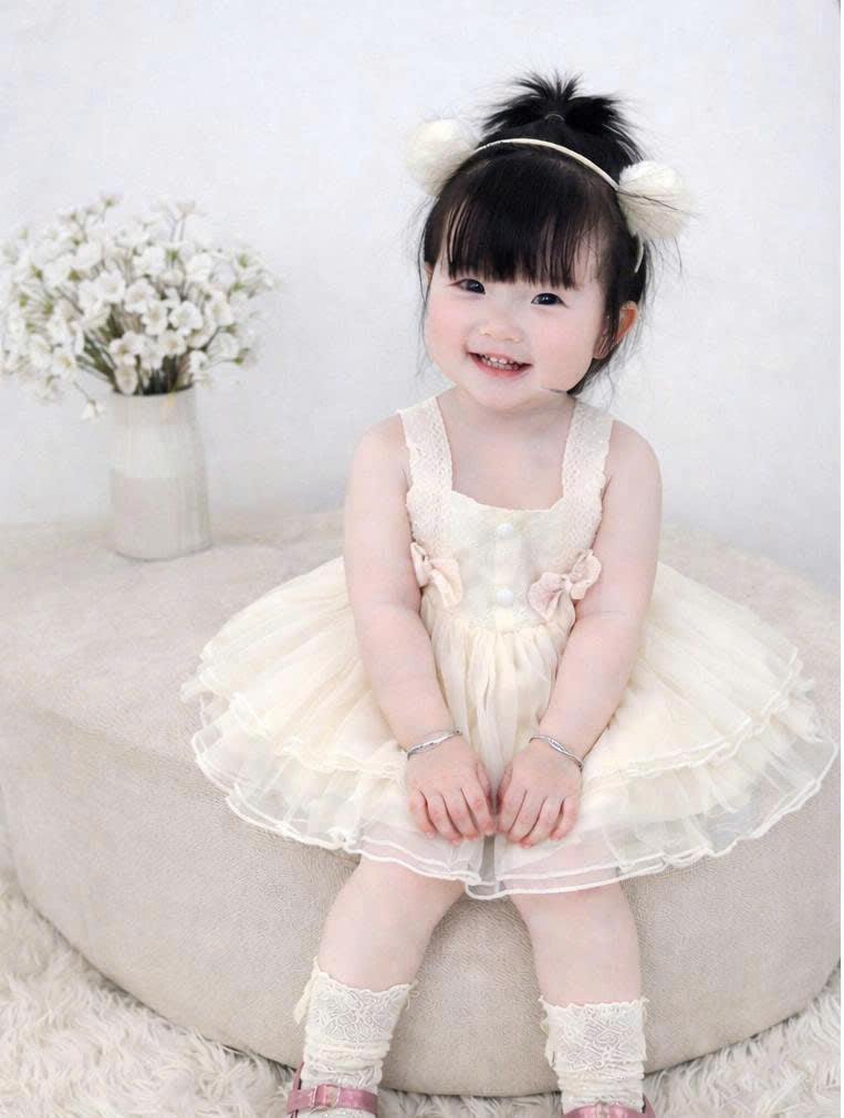 Sweet Ruffle Lolita 3M–2Y | Lace Tulle Baby Outfit | Play & Photoshoot