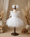 Snow Angel Lolita Dress 0-2Y | White Tulle Baby Dress | Birthday & Photoshoot Outfit