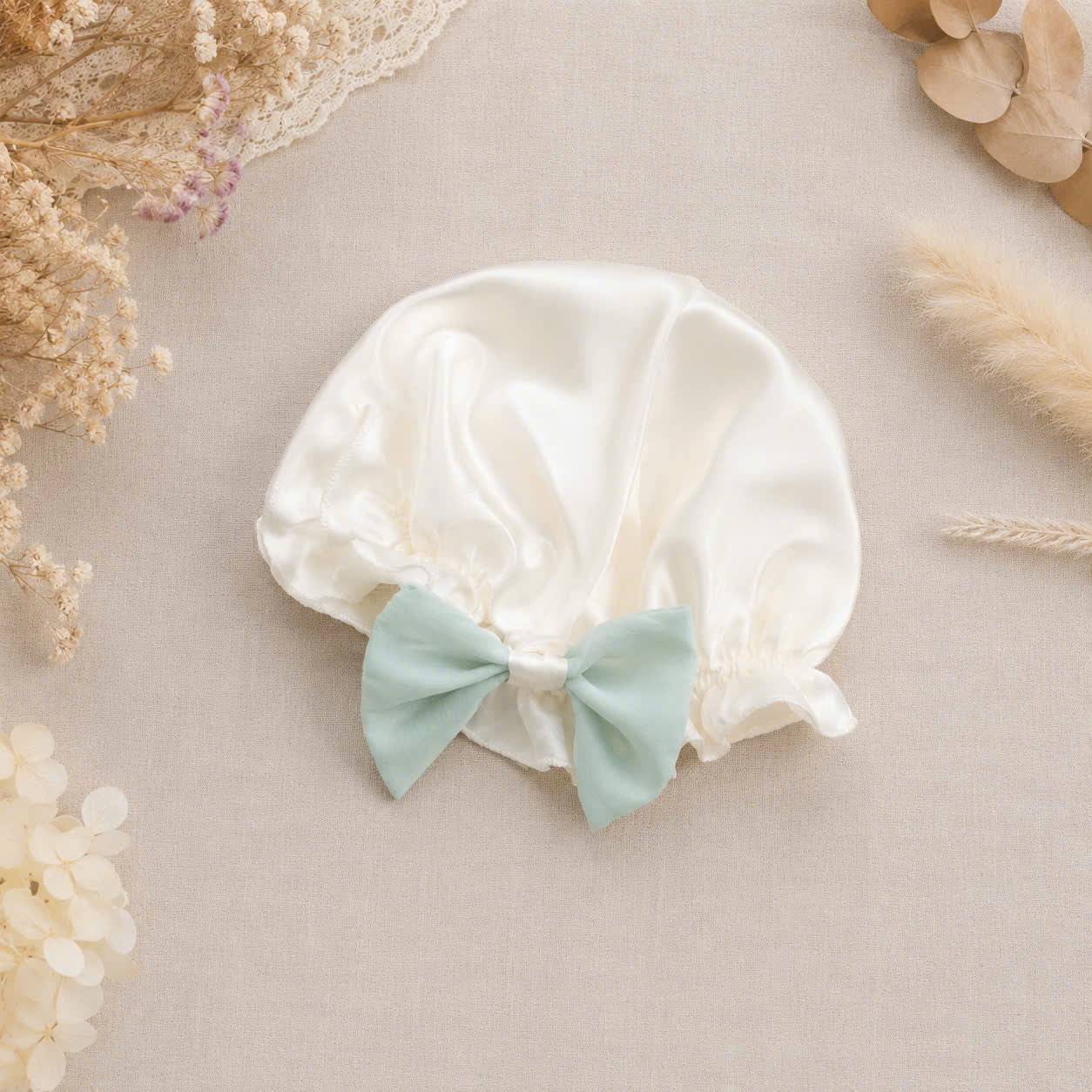 Tint Silk Romper NB–12M | Silk Baby Romper with Lace Details | Spring & Special Occasion Outfit